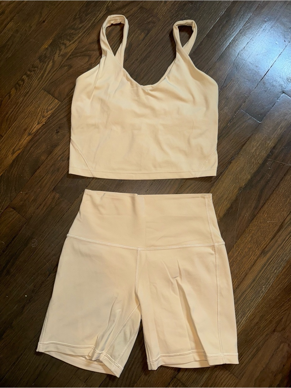 Lululemon Align Set - High-Waist Biker & Crop Tank